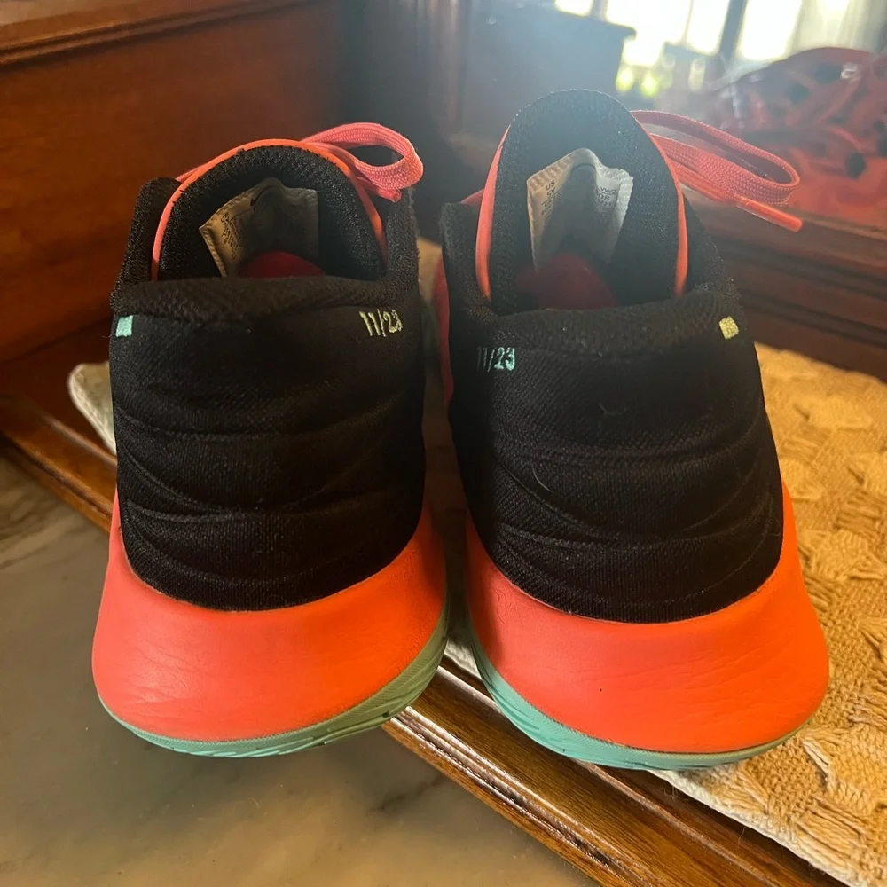 NIKE Kyrie Flytrap 5 GS Magic Ember Basketball Sneakers Orange Teal Black Sz‎ 5Y